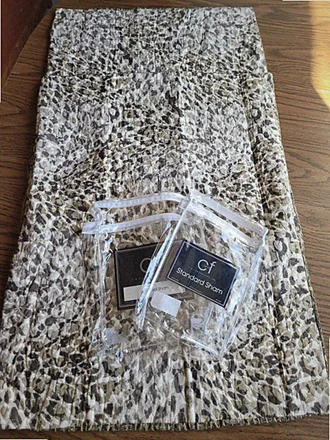 C&F Shams camo style pair 100% Cotton standard size