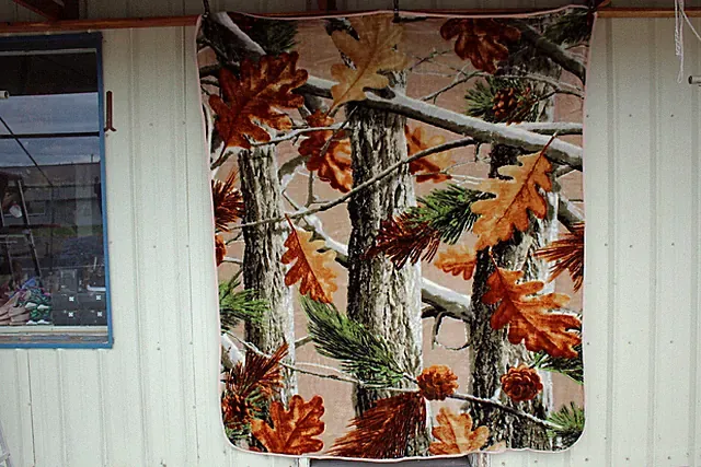 CAMOUFLAGE HUNTSMAN HUNT HUNTER HUNTING QUEEN SIZE BLANKET
