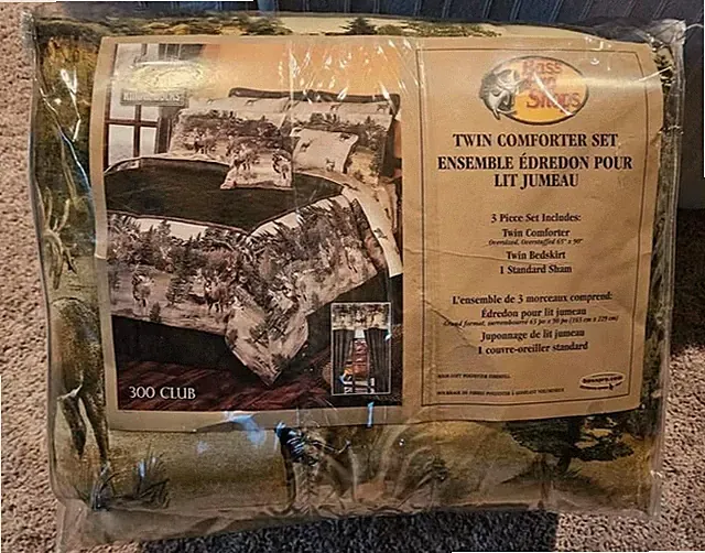 Deer Hunting Theme Twin Comforter Skirt Sham Set Bass Pro Shop