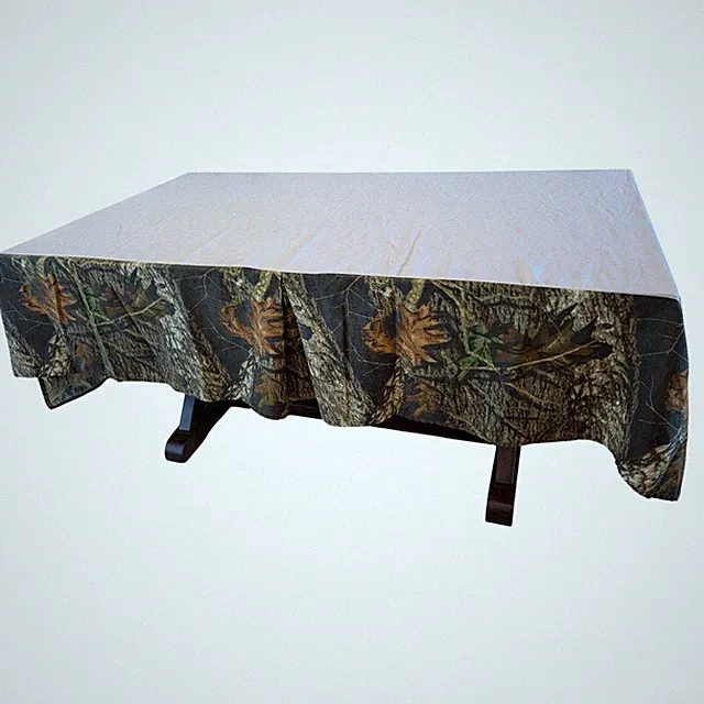Mossy Oak Break-Up Camo Queen Bed Skirt Dust Ruffle Rustic Hunting Cabin Decor