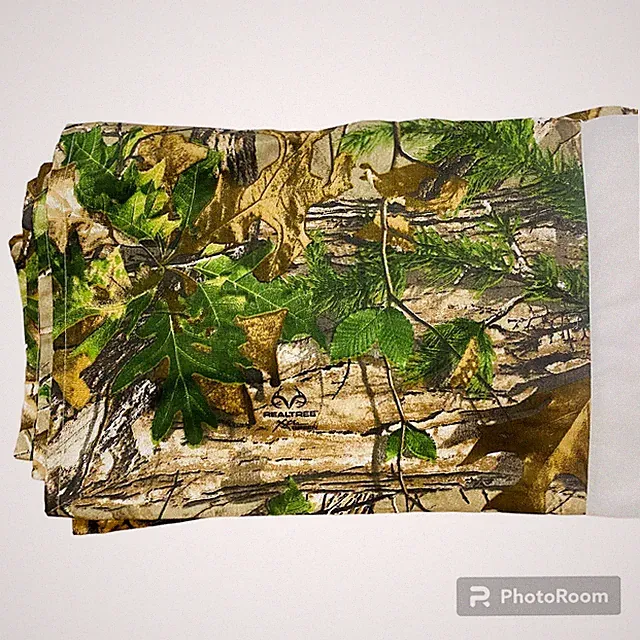 REALTREE Camouflage Bed Skirt Twin Birchwood Trading Co Trees Leaves Brown Green