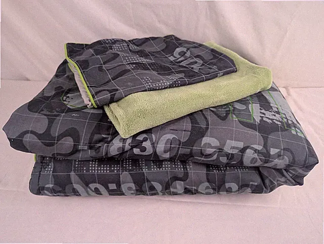 Twin Size Comforter With Matching Pillow Sham Camouflage Military Coordinates